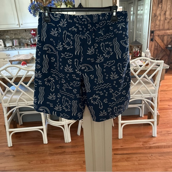 Columbia Boys  Blue Patterned Athletic Shorts - Picture 1 of 7